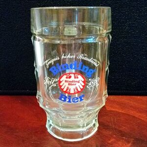 Vintage German Binding Beer, Seit (Since) 1870. Set of 6 mugs.